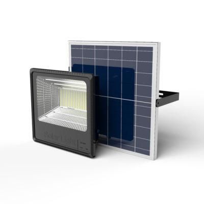 Xh Custom Outdoor Garden IP66 300W LED Solar Panel Flood Light Street Plaza Court Garden waterproof Solar LED Flood Lamp