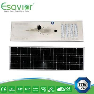 Esavior 100W All in One/Integrated LED Solar Street Lights PT Series for Public Lighting with TUV/Rosh/CE Certificate