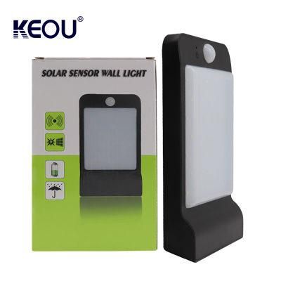 Guangzhou Keou Aluminum Wall Mounted IP66 2.5W Outdoor LED Garden Light Solar Wall Lights Solar Lamp