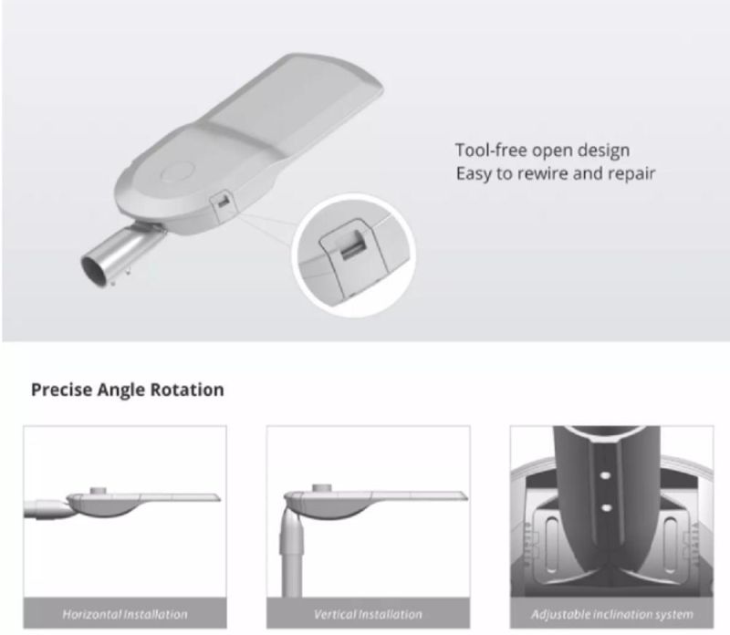 Outdoor High Quality AC100-265V CREE Chips Surge 10kv LED Street Light