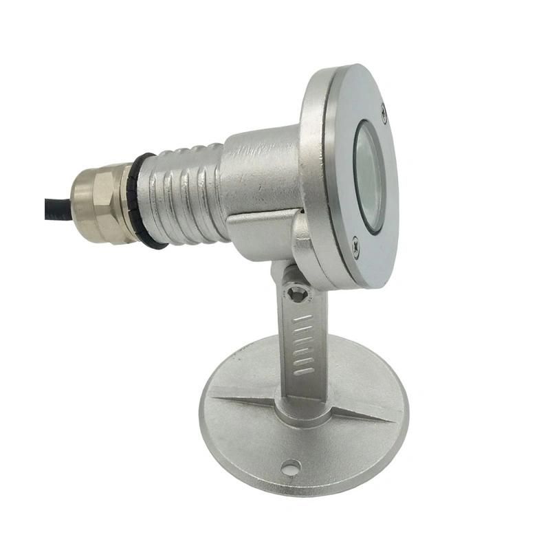 1W, 2W or 3W RGB 3in1 304 Stainless Steel IP68 Waterproof LED Underwater Spot Light