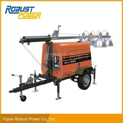 Portable Waterproof Light Tower of China Manufacturer Rplt6000