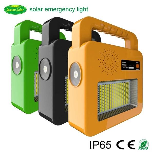 USB Rechargeable LED Lantern & Solar Powered Camping Light Outdoor Portable Solar Lamp for Hiking Emergency Lighting