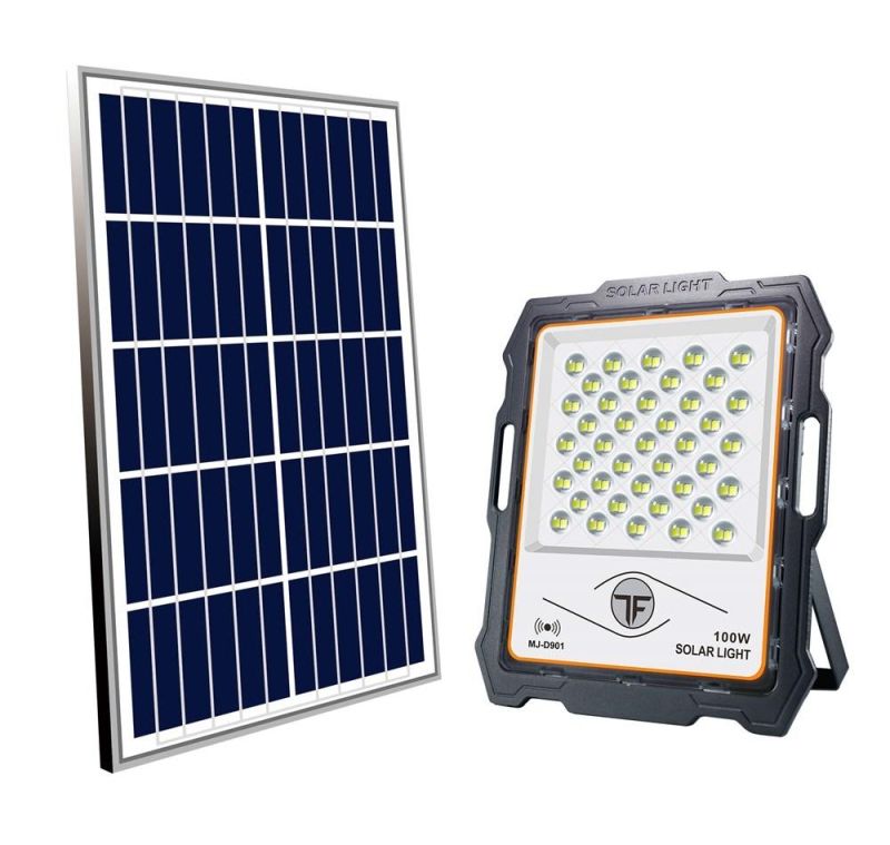 Yaye 2021 Hottest Sell Waterproof 100W/200W/300W/400W/600W Solar Wall Garden Flood Light with Radar Sensor & 1000PCS Stock Each Watt