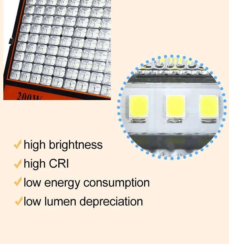 High Lumen Waterproof Outdoor LED Flood Light Energy Saving LED Flood Lights AC85-265V Solar Floodlight