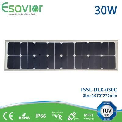 30W All in One Solar Garden Light Solar LED Street Light Solar Power with Motion Sensor