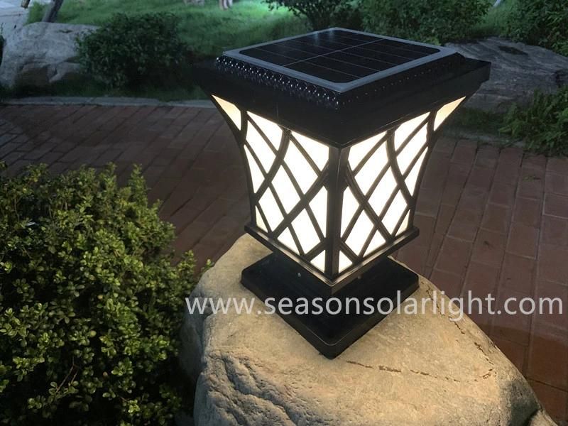 High Power LED Lamp 5W Decking Lighting Garden Outdoor Solar Post Cap Light with LED Lighting