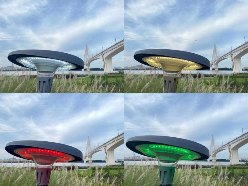 Mj-Ew1200 Outdoor Garden Plaza Decorative Solar UFO Street Light