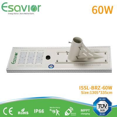 Esavior 60W All in One LED Solar Street Light Solar Outdoor Lamp Lighting Manufacturer