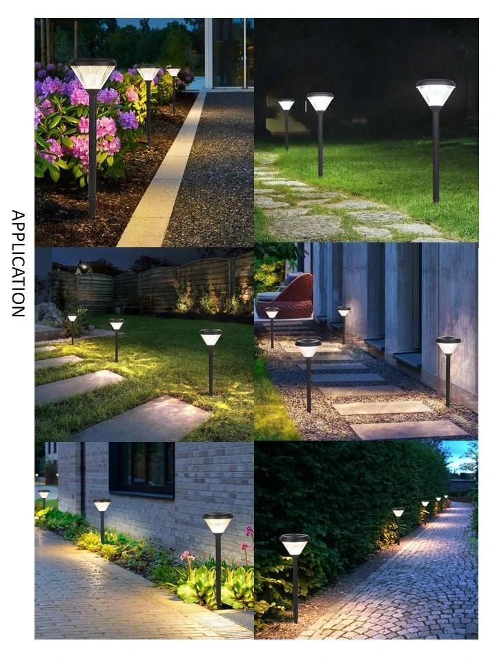 New Solar Product IP65 Waterproof Warm Light Wireless Work Efficiently Solar Spike Light for Household Garden Pathway