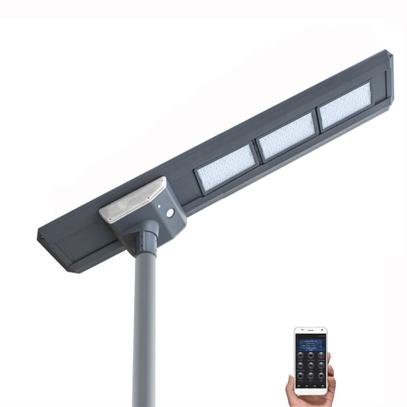 120W Sunlight government Project Infrared Blue-Tooth APP Solar Street Light