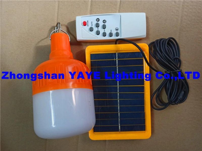 Yaye 18 Hot Sell 10W/20W/30W Rechargeable LED Emergency Bulb with AC Charing/Solar Charging/USB Charging