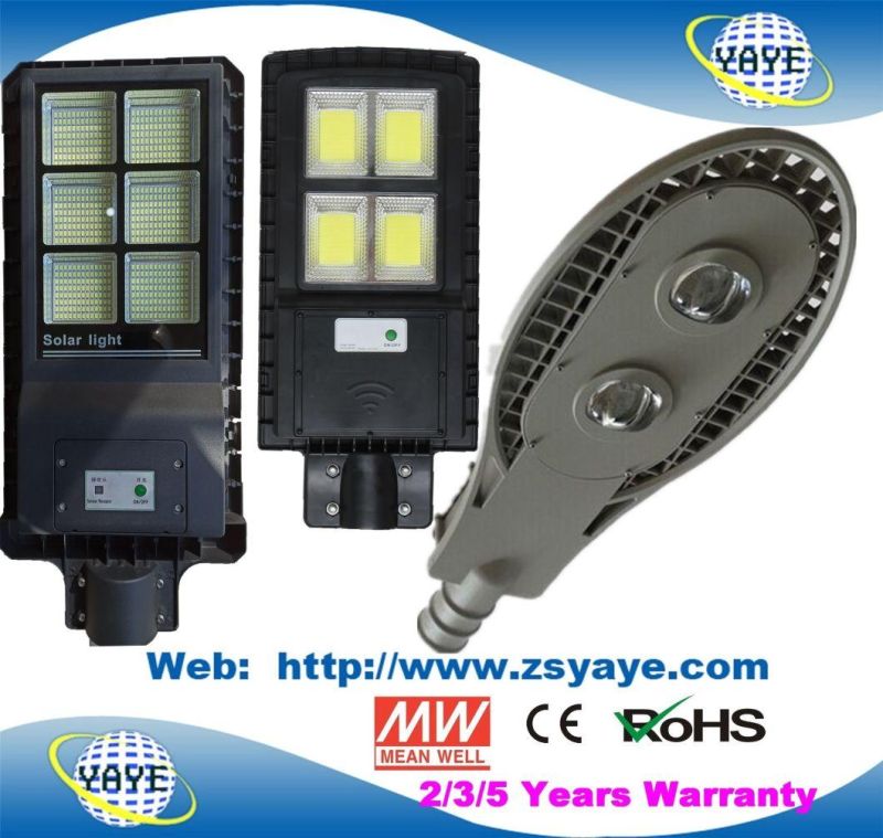 Yaye Hot Sell 30W/30W/90W Human Sensor Solar LED Street Light / Motion Sensor Street Light with Remote Controller/Radar Sensor/ 1000PCS Stock/3 Years Warranty