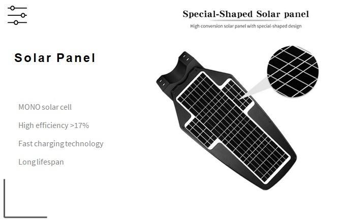 25W Integrated LED Smart Solar Street Pole Light