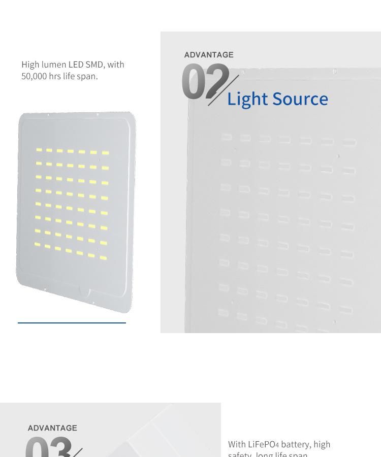 5000lm Portable Solar Flood Light 120W