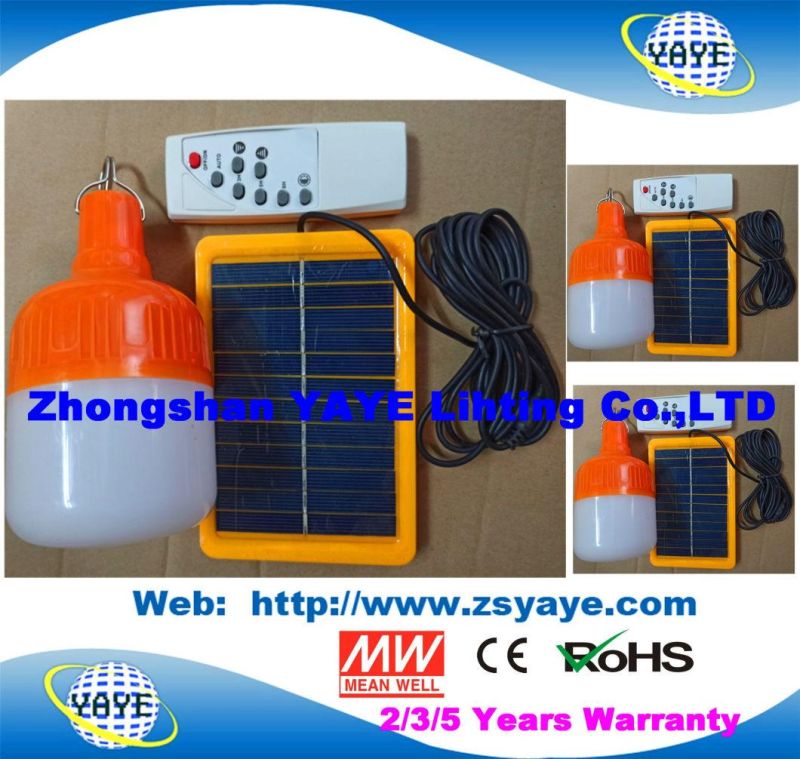 Yaye 18 Hot Sell Good Price 10W/20W/30W SMD Solar LED Bulb with USB Charger and Remote Control