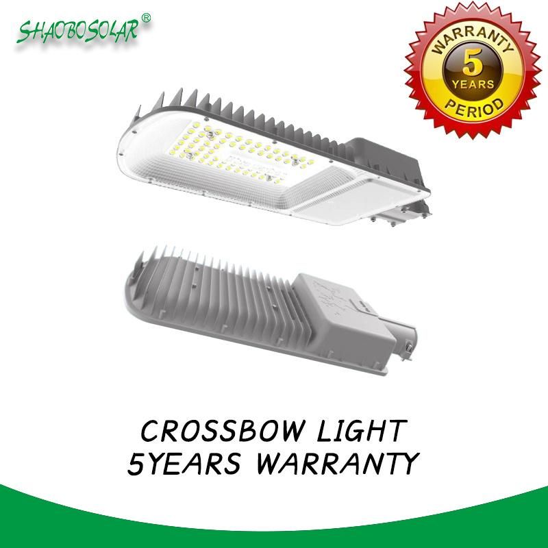 Solar Street Light Crossbow Light 30W with 5years Warranty