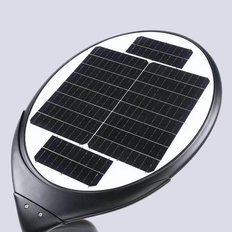 Smart Modern Solar Lamp with Pole for Outdoor Garden Decoration Home Street Landscaping Ligthing