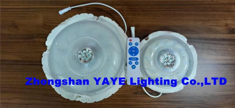 Yaye Hot Sell 200W Solar LED Ceiling Light with Remote Controller (Available Watt: 200W/100W/50W)