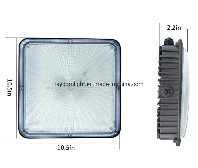 High Quality IP65 Die-Casting Aluminum Alloy LED Canopy Light 80W