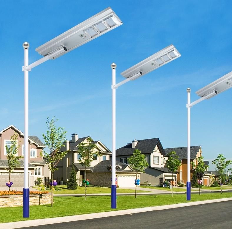 P65 Waterproof 160lm-170lm/W 100W Solar LED Street Light