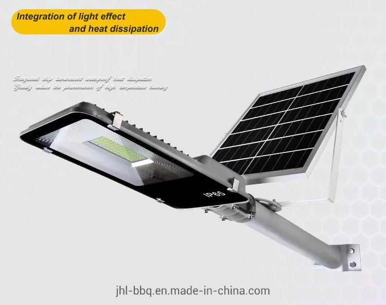 10W to 500W LED Solar Street Light Solar Street Lamp Integrated Solar Street Light with IP65 Aluminum Shell and IP65 LED COB Light