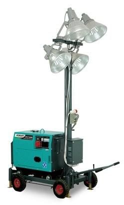 5.5m 4*1000W Diesel Generator Emergency Mobile Light Tower