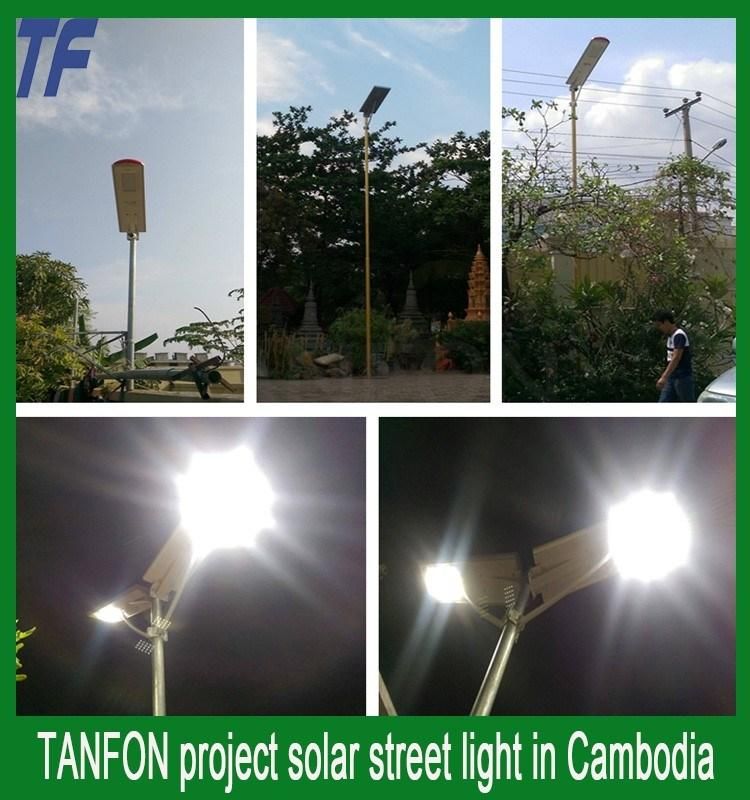 All in One Design Solar Street Light with Pole Solar Lighting System