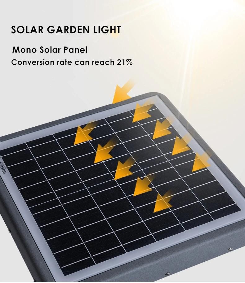 Solar LED Garden /Park /Plaza Light UFO LED Garden Light Outdoor