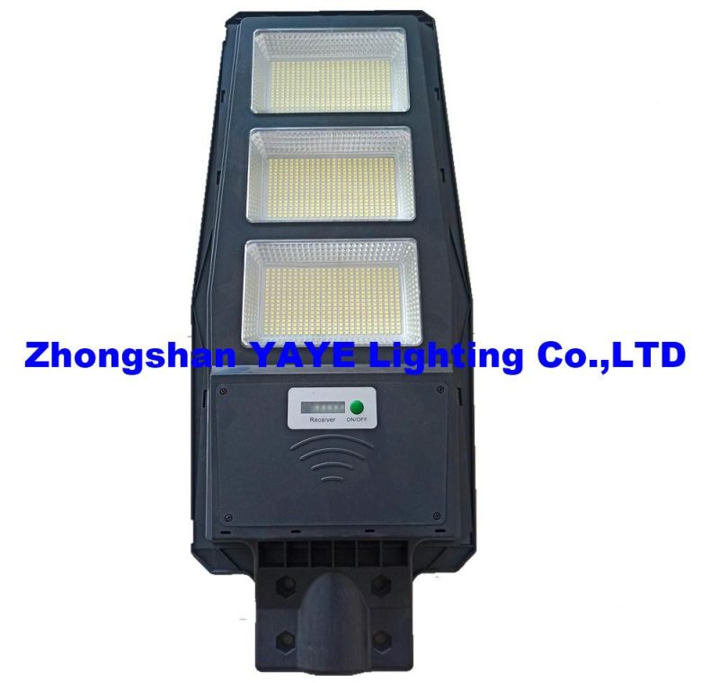 Yaye 2022 Hottest Sell 200W Solar LED Road Garden Wall High Way Street Lighting with Radar Sensor/Remote Controller 500PCS Stock (YAYE-22SLSL200WC)