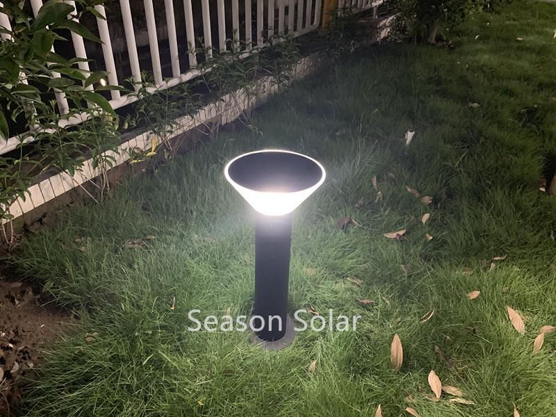 Moden Style Bright Outdoor LED Lighting Lamp Solar Garden Light with LED & 5W Solar Panel