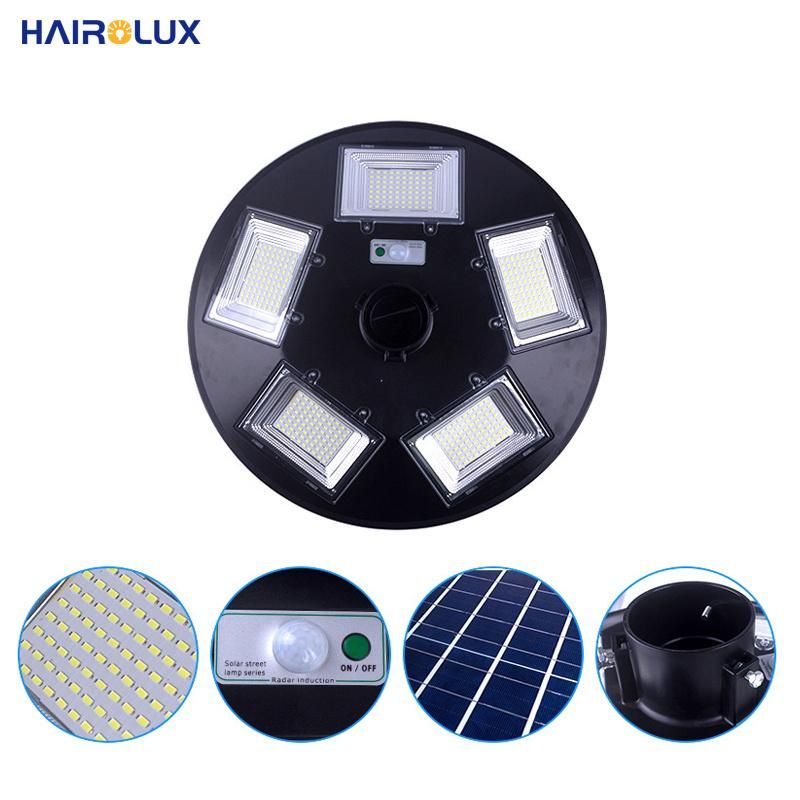 Factory Price Remote Control ABS Housing Outdoor IP65 Waterproof 300W 500W Solar LED Garden Light