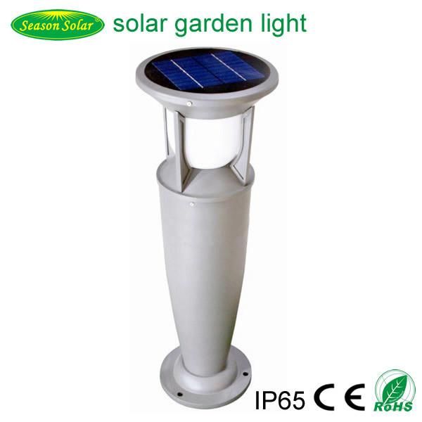 High Lumen Decoration Landscape Lighting Outdoor LED Solar Bollard Light with Warm+White LED Light