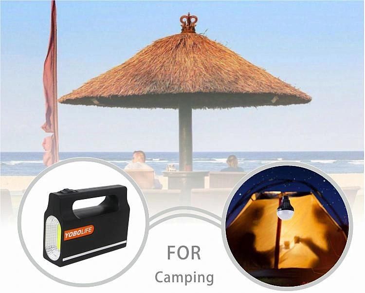 portable Solar Lighting Kit with Phone Charge