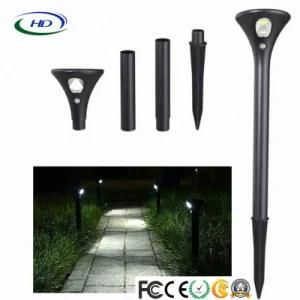 Smart Control LED Solar Landscape Light with PIR Sensor for Park Garden Path Lighting