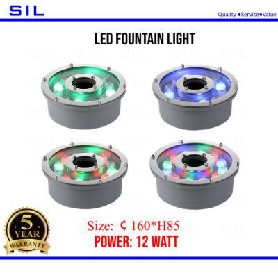 LED Airport Light Ultra Bright Submersible Pool Light 12W IP68 Waterproof DC24V Pool Fountain Light LED