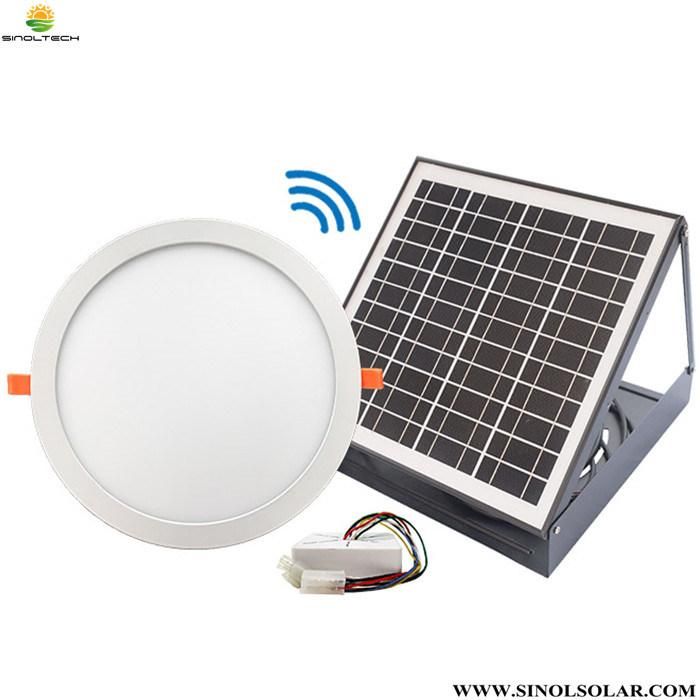 300mm Round Solar Powered LED Panel Ceiling Lights with AC Support Nonstop Working (SNC2015003 + SN2016030)