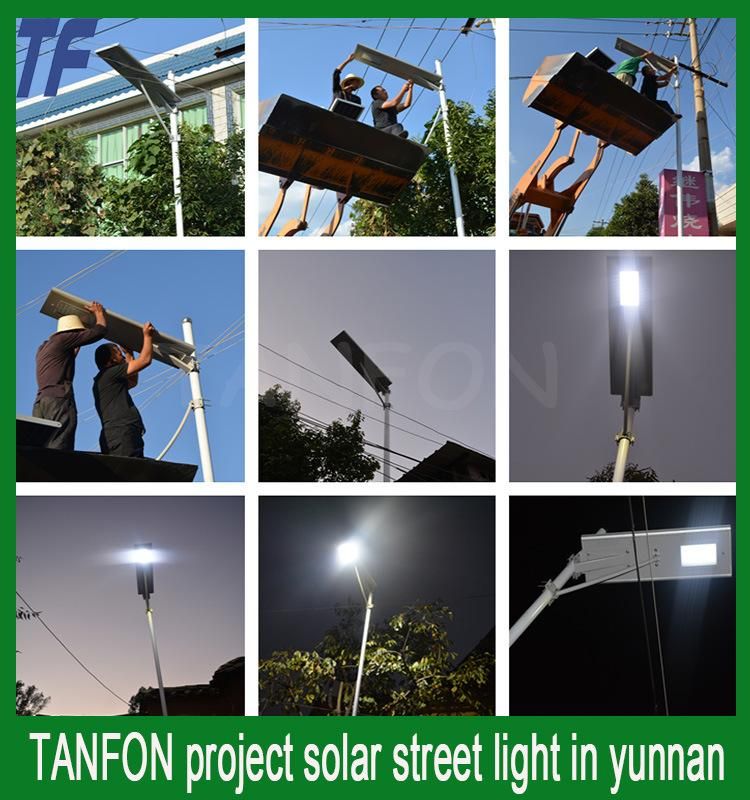 China Supplier CE RoHS LVD Solar Street Light with 60W LED Power