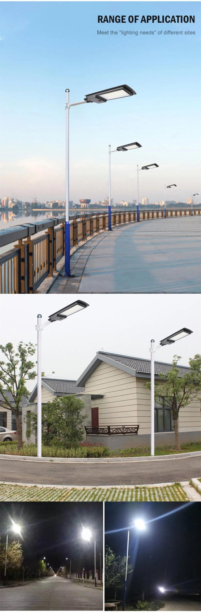 Outdoor Waterproof IP65 50W All in One Solar Street Light