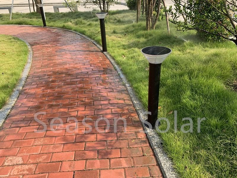 Wooden Color Energy Solar Smart LED Lighting 5W Solar Powered Outdoor Garden Lighting with LED Light