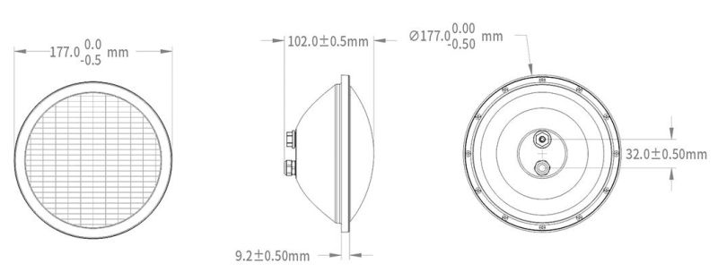 PAR56 LED Swimming Pool Light RGB 12V IP68 Structure Waterproof 316L Stainless Steel Light