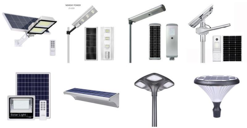 LED High Power Exterior Lighting Waterproof Solar Powered Outdoor Motion Sensor Wall Mounted Home Gate Lights Modern Lamp