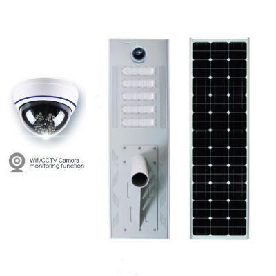 High Brightness 120W LED Solar Street Light with CCTV Camera