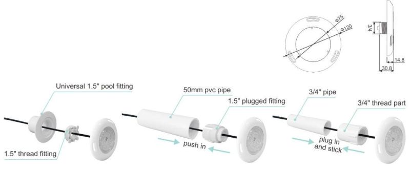 LED Swimming Pool Light Suitable for All Kinds Pools Using