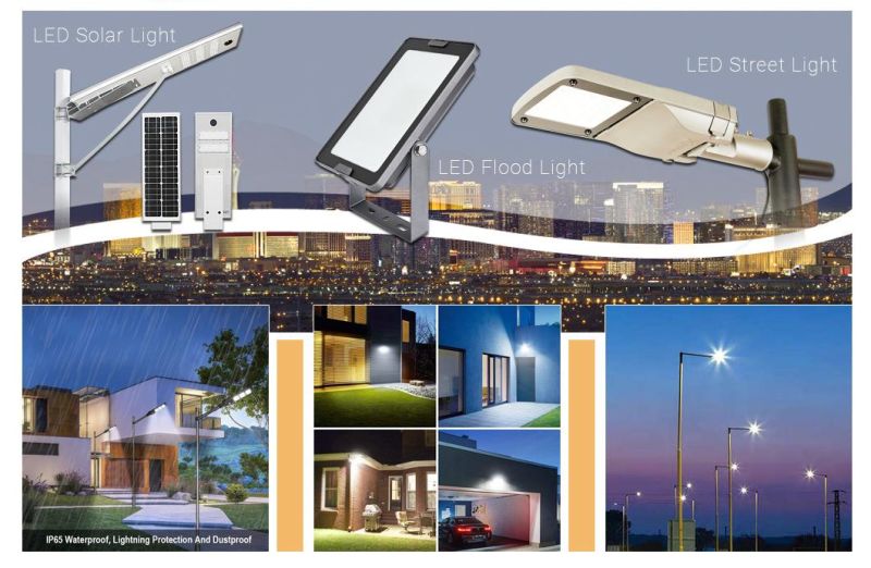 All in One 7W LED Solar Garden Light Bollard Outdoor IP65