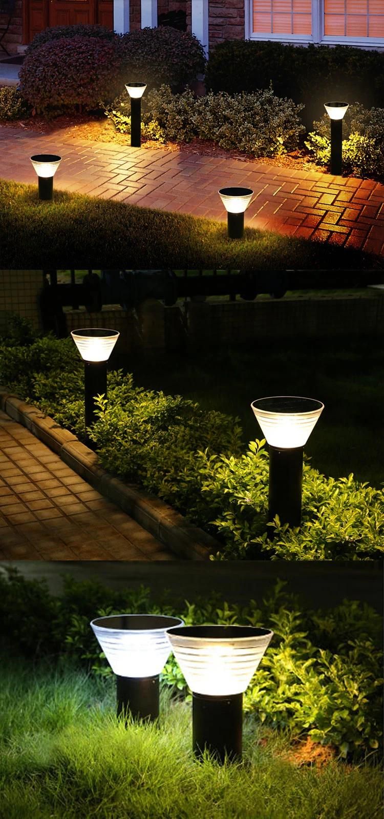 Manufacture Project LED 3W IP65 Outdoor Garden Wall Fence Landscape Garden Lights Solar Power Light