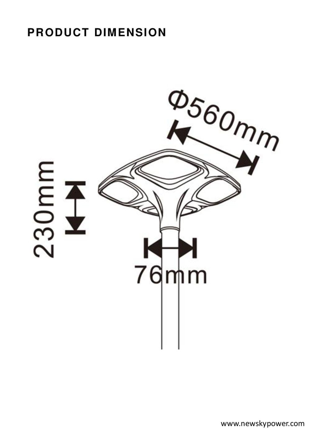 Cheap Price Motion Sensor Garden Lamp LED Road Light Countryside Courtyard Solar Streetlight