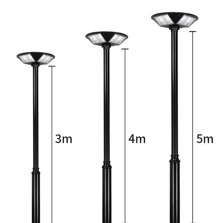 Split Round UFO COB Solar Street Light Pole Solar LED 150W