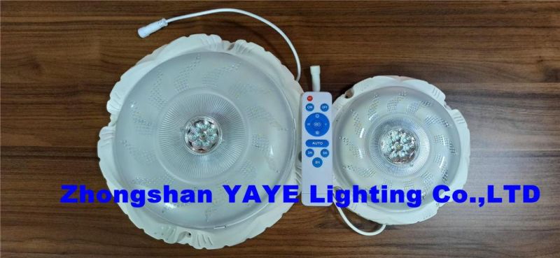 Yaye 2021 Hot Sell 50W/100W/200W Solar LED Ceiling Light/Solar LED Downlights