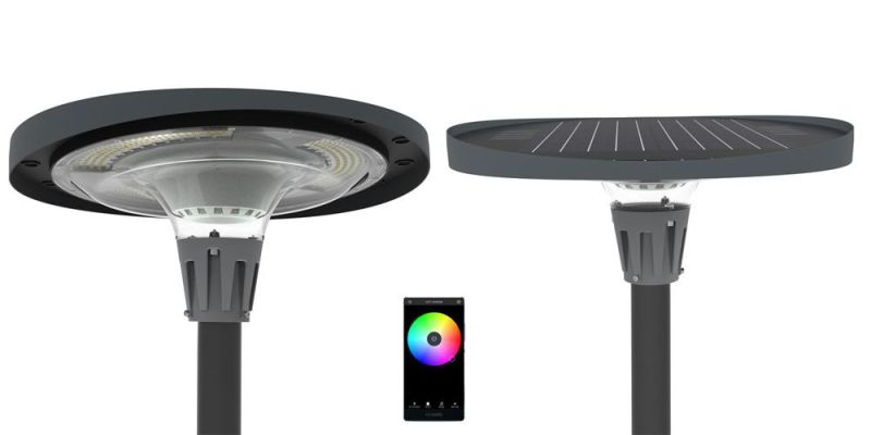 All in One RGB Music Rhythm Solar UFO Light with Remote Control